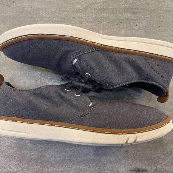 TIMBERLAND MEN'S HOOK SET LOW LACE SNEAKER BLACK CANVAS A6CNJ-EK7 ALL SIZES - Picture 6 of 7